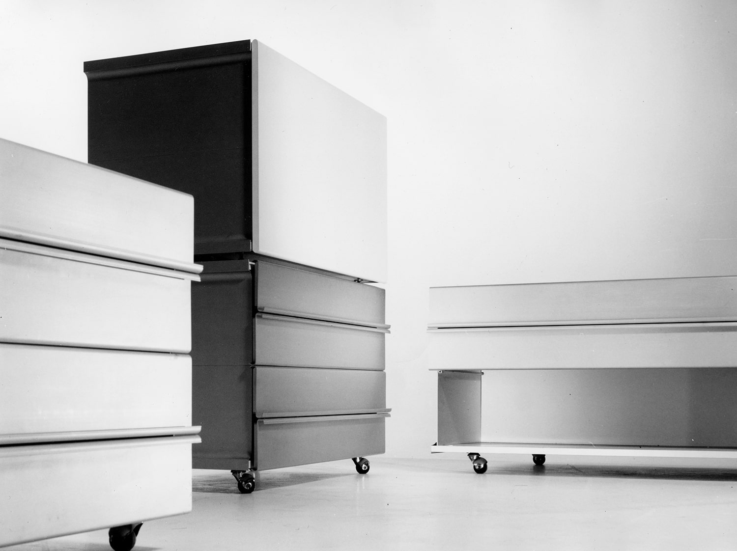 Librería giratoria modelo 'CENTRO' de Claudio Salocchi para 'SORMANI',  diseño italiano años 60-70